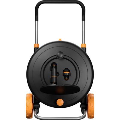 Fiskars Comfort Waterwheel 1071639 Slangwagen 13 mm 21.5 m 1/2 inch 1 stuk(s) Zwart, Oranje