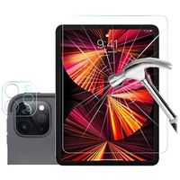 iPad Pro 11 2022/2021 Beschermset van gehard glas - 9H - Doorzichtig