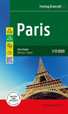 Stadsplattegrond City Pocket Parijs CP | Freytag & Berndt