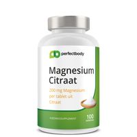 Perfectbody Magnesium Citraat Tabletten - 100 Tabletten - thumbnail