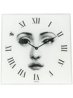 Fornasetti horloge murale à forme carrée - Blanc - thumbnail