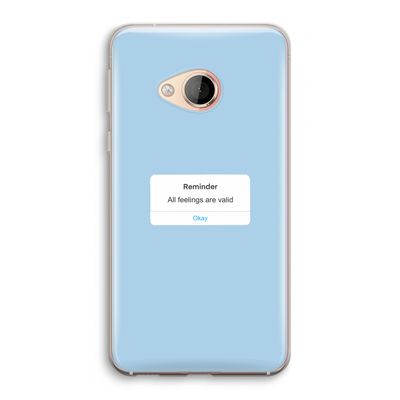 Reminder: HTC U Play Transparant Hoesje