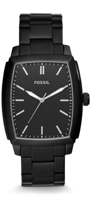 Horlogeband Fossil BQ2300 Roestvrij staal (RVS) Zwart 20mm