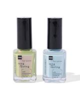 HEMA Long lasting nagellak set blauw groen 2-delig
