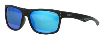 Aphex Cosmos Zonnebril Mat Zwart - Blauw