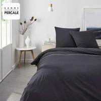 Vandaag prestige vandaag bling - 240 x 260 cm - 2 personen - 100% percale kantafwerking - houtskool