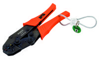 Bahco Krimptang | met metalen draadlus | ratelmechanisme | voor geïsoleerde bevestigingen | 0.5 - 6.0 mm2 / 20 - 10 AWG - TAHCRW01