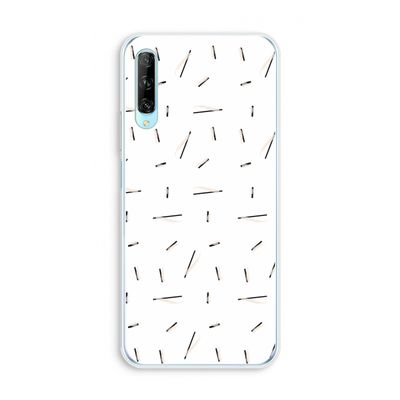 Hipster stripes: Huawei P Smart Pro Transparant Hoesje