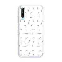Hipster stripes: Huawei P Smart Pro Transparant Hoesje