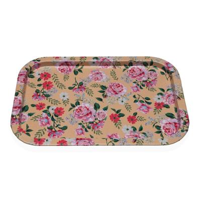 Dienblad Versa Blommor 23 X 1,5 X 34 CM