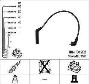 Bougiekabelset RCHD1202