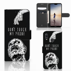 Portemonnee Hoesje Huawei P20 Lite Zombie