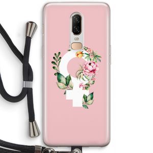 Venus: OnePlus 6 Transparant Hoesje met koord
