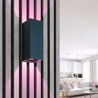 Miles Smart Wandlamp - RGBWW - WiFi + Bluetooth - IP65 Waterdicht - 10 Watt 800 Lumen - Up & Down