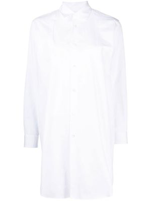 Comme Des Garçons Comme Des Garçons chemise en coton à coupe longue - Blanc