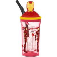 Beker met Rietje The Avengers Iron Man Rood 3D