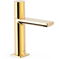 Wastafelkraan Tres Loft | Opbouw | Mengkraan | Standaard model | 1-knop | Rond | 24k Goud glans