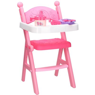 Poppenstoel met accessoires