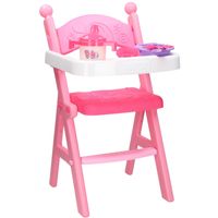 Poppenstoel met accessoires