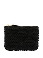 Comme Des Garçons Wallet pochette Fat Tortoise zippée - Noir