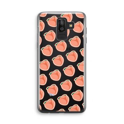 Just peachy: Samsung Galaxy J8 (2018) Transparant Hoesje