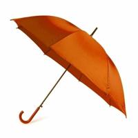 Automatische paraplu - 3x - oranje - dia 107 cm - 82 cm lang - regen - polyester/metaal