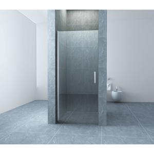 Nisdeur Xellanz Eco | 90x195x0.6 cm | Helder glas | Chroom beslag