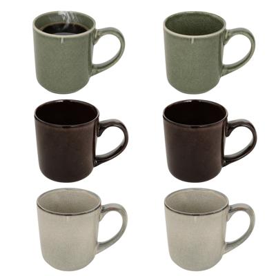 Secret de gourmet Koffiemok - set van 6 - keramiek - 420 ml - beker Secret de gourmet Koffiemok - set van 6 - keramiek - 420 ml - beker