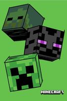 Minecraft fleece plaid groen - 100 x 150 cm Minecraft fleece plaid groen - 100 x 150 cm