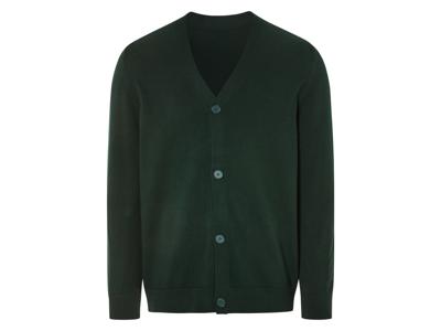 LIVERGY Heren vest (Donkergroen, XL)