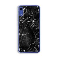 Zwart Marmer 2: Honor Play 8A Transparant Hoesje