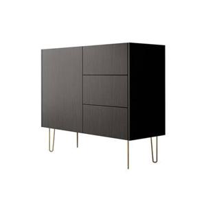 Meubella Dressoir Hacienda - Zwart - 97 cm