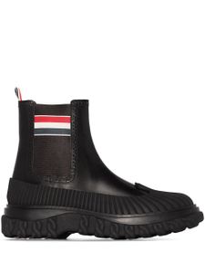 Thom Browne bottines à rayures RWB - Noir