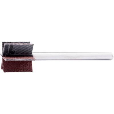PFERD TOOLS 44403252 PAARD korund vakslijper F Ø 20x20mm schacht-Ø 6 mm lengte 60 mm lamellen 6x2 lamellen A120 voor fijnschuren en finish Diameter 20 mm 10