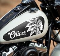 Indiase baas motor sticker