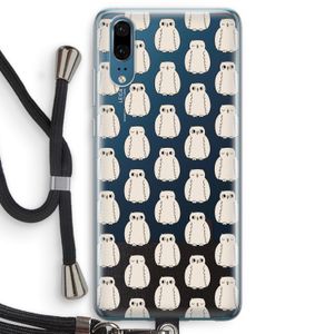 Uilen: Huawei P20 Transparant Hoesje met koord