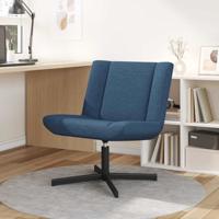 Draaistoel Blauw Stof