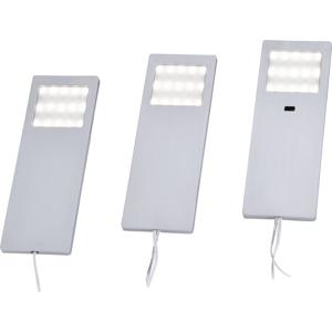 Paul Neuhaus HELENA LED-onderbouwlamp Set van 3 stuks LED LED vast ingebouwd 6 W Warmwit Aluminium