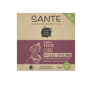 Sante Fam shampoo bar shine berk & plantaardige proteine (60 gr)