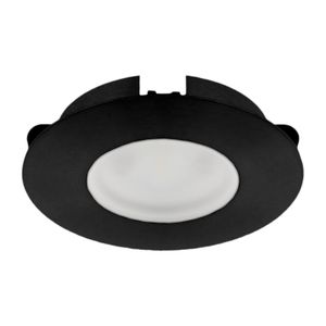 LED meubelinbouwspot zwart 2.3W 3000K 180 lumen dimbaar Lumiko Lagos