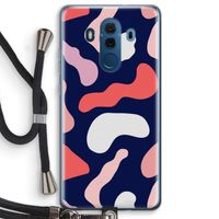 Memphis Shapes Pink: Huawei Mate 10 Pro Transparant Hoesje met koord