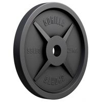 Olympische Halterschijf 25 kg Gietijzer Zwart 50/51 MM