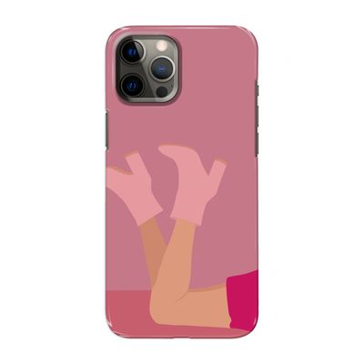 Pink boots: Volledig geprint iPhone 12 Pro Max Hoesje