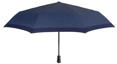 Perletti paraplu automatisch 58 x 104 cm fiberglas blauw