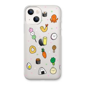Happy bento friends: iPhone 13 Transparant Hoesje