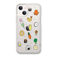 Happy bento friends: iPhone 13 Transparant Hoesje
