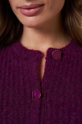 Bibi lavee cardigan - blackberry - 13404
