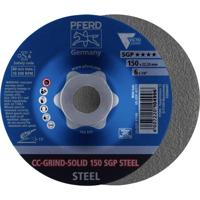 PFERD 64187150 CC-GRIND-SOLID 150 SGP STEEL Schuurschijf Diameter 150 mm Boordiameter 22.23 mm Staal 10 stuk(s)