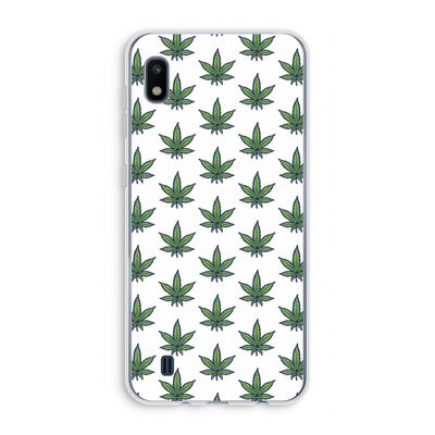 Weed: Samsung Galaxy A10 Transparant Hoesje