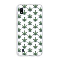 Weed: Samsung Galaxy A10 Transparant Hoesje